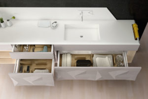 cajones mueble artica para baño